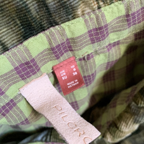 Pilcro Ruched Corduroy Shirt Dress - Picture 12 of 14